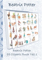 Beatri Potter, Beatrix Potter, Elizabeth M Potter, Elizabeth M. Potter - Beatrix Potter 99 Cliparts Buch Teil 1 ( Peter Hase )