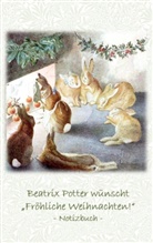 Beatri Potter, Beatrix Potter, Elizabeth M Potter, Elizabeth M. Potter - Beatrix Potter wünscht "Fröhliche Weihnachten!" Notizbuch ( Peter Hase )