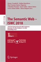 Kalin Bontcheva, Kalina Bontcheva, Ma Carmen Suárez-Figueroa et al, Irene Celino, Lucie-Aimée Kaffee, Valentina Presutti... - The Semantic Web - ISWC 2018