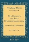 Ferdinand Tönnies - Der Zarismus und Seine Bundesgenossen 1914