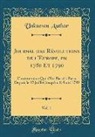 Unknown Author - Journal des Révolutions de l'Europe, en 1780 Et 1790, Vol. 1