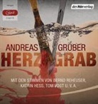 Andreas Gruber, Rolf Berg, Mayke Dähn, Edda Fischer, Katrin Heß, Thomas Balou Martin... - Herzgrab, 2 Audio-CD, 2 MP3 (Audio book)