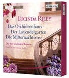 Lucinda Riley, Simone Kabst - Das Orchideenhaus - Der Lavendelgarten - Die Mitternachtsrose, 4 Audio-CD, 4 MP3 (Hörbuch)
