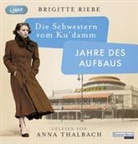 Brigitte Riebe, Anna Thalbach - Die Schwestern vom Ku'damm, Jahre des Aufbaus, 2 Audio-CD, 2 MP3 (Audio book)