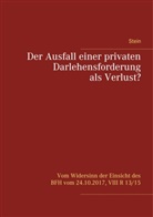 Michael Stein - Der Ausfall einer privaten Darlehensforderung als Verlust?