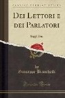 Giuseppe Bianchetti - Dei Lettori e dei Parlatori