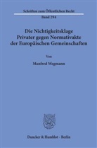 Manfred Wegmann - Die Nichtigkeitsklage Privater gegen Normativakte der Europäischen Gemeinschaften.