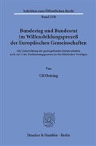 Ulf Oetting - Bundestag und Bundesrat im Willensbildungsprozeß der Europäischen Gemeinschaften.