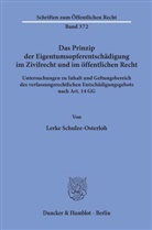 Schulze-Osterloh, Lerke Schulze-Osterloh - Das Prinzip der Eigentumsopferentschädigung im Zivilrecht und im öffentlichen Recht.