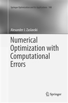 Alexander J Zaslavski, Alexander J. Zaslavski - Numerical Optimization with Computational Errors