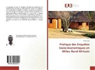 Matar Gaye - Pratique des Enquêtes Socio-économiques en Milieu Rural Africain
