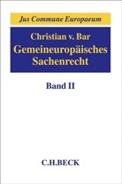Christian von Bar - Gemeineuropäisches Sachenrecht  Band II: Besitz; Erwerb und Schutz subjektiver Sachenrechte. Bd.2