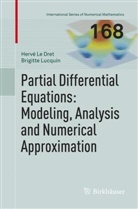 Herv Le Dret, Hervé Le Dret, Brigitte Lucquin - Partial Differential Equations: Modeling, Analysis and Numerical Approximation