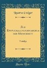 Lazarus Geiger - Zur Entwickelungsgeschichte der Menschheit