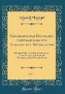 Rudolf Koegel - Geschichte der Deutschen Litteratur bis zum Ausgange des Mittelalters, Vol. 1