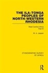M A Jaspan, M. A. Jaspan, Jaspan M. A. - Ila-Tonga Peoples of North-Western Rhodesia