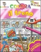 P. Turini - Colora il treno. Con stickers