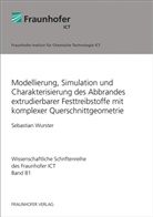 Sebastian Wurster, Pfinztal Fraunhofer ICT - Modellierung, Simulation und Charakterisierung des Abbrandes extrudierbarer Festtreibstoffe mit komplexer Querschnittgeometrie.