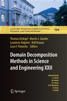 Thomas Dickopf, Martin J. Gander, Laurence Halpern, Laurence Halpern et al, Marti J Gander, Martin J Gander... - Domain Decomposition Methods in Science and Engineering XXII