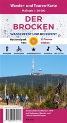 Bernhard Spachmüller - Der Brocken, Wander- und Mountainbike-Karte