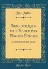 Max Müller - Bibliothèque de l'École des Hautes Études