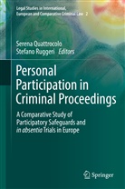Seren Quattrocolo, Serena Quattrocolo, Ruggeri, Ruggeri, Stefano Ruggeri - Personal Participation in Criminal Proceedings
