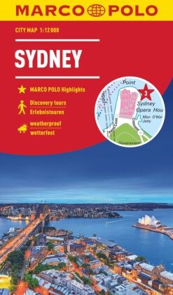 MARCO POLO Cityplan Sydney 1:12.000 - Highlights, Erlebnistouren, wetterfest