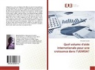 Nimonka Bayale - Quel volume d'aide internationale pour une croissance dans l'UEMOA?
