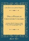 Gian Francesco Galleani Napione - Della Patria di Cristoforo Colombo