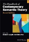 Chris Fox, S Lappin, Shalom Lappin, Shalom (Kings College Lappin, Shalom Fox Lappin, Lappin Shalom - Handbook of Contemporary Semantic Theory