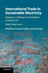 Thomas Cottier, Thomas (Universitat Bern Cottier, Thomas Cottier, Thomas (Universitat Bern Cottier, Cottier Thomas, Ilaria Espa... - International Trade in Sustainable Electricity