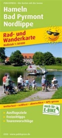 PUBLICPRESS Rad- und Wanderkarte Hameln - Bad Pyrmont - Nordlippe