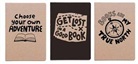 Smith Gibbs, Gibbs-Smith Gibbs-Smith - Get Lost in a Good Book 3-Pack Notebooks