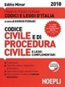 Virgilio Feroci, Santo Ferrari, Luigi Franchi, G. Ferrari - Codice civile e di procedura civile e leggi complementari. Ediz. minore