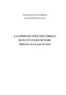 Soloniaina Jean Émilien Rakotondramanana - La communication non verbale dans l'Évangile de Marc