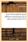 Victor Barbier, Bourdelois - Essai d inscriptions pour