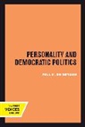 Paul M. Sniderman, Sniderman Paul M. - Personality and Democratic Politics