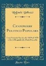 Raffaele Belluzzi - Canzoniere Politico Popolare
