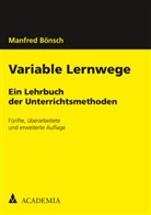 Manfred Bönsch - Variable Lernwege