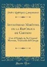 Pedro Rodríguez Campomanes - Antigüedad Marítima de la República de Cartago