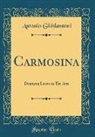 Antonio Ghislanzoni - Carmosina