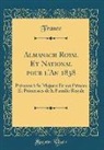 France France - Almanach Royal Et National pour l'An 1838