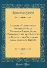 Domenico Sestini - Lettere e Dissertazioni Numismatiche di Domenico Sestini, Socio Corrispondente dell'Istituto di Francia e dell'Accademia della Crusca di Firenze, Vol. 1 (Classic Reprint)