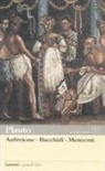 T. Maccio Plauto, M. Rubino - Anfitrione-Bacchidi-Menecmi. Testo latino a fronte