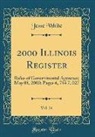 Jesse White - 2000 Illinois Register, Vol. 24