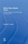 Levine, Rhonda Levine, Rhonda F Levine, Rhonda F. Levine - When Race Meets Class