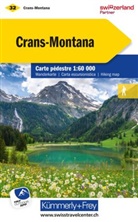 Hallwag Kümmerly+Frey AG, Hallwa Kümmerly+Frey AG, Hallwag Kümmerly+Frey AG - Crans-Montana 1:60 000