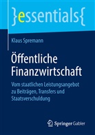 Klaus Spremann - Öffentliche Finanzwirtschaft