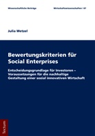 Julia Wetzel - Bewertungskriterien von Social Enterprises