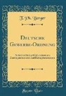 T. Ph. Berger - Deutsche Gewerbe-Ordnung
